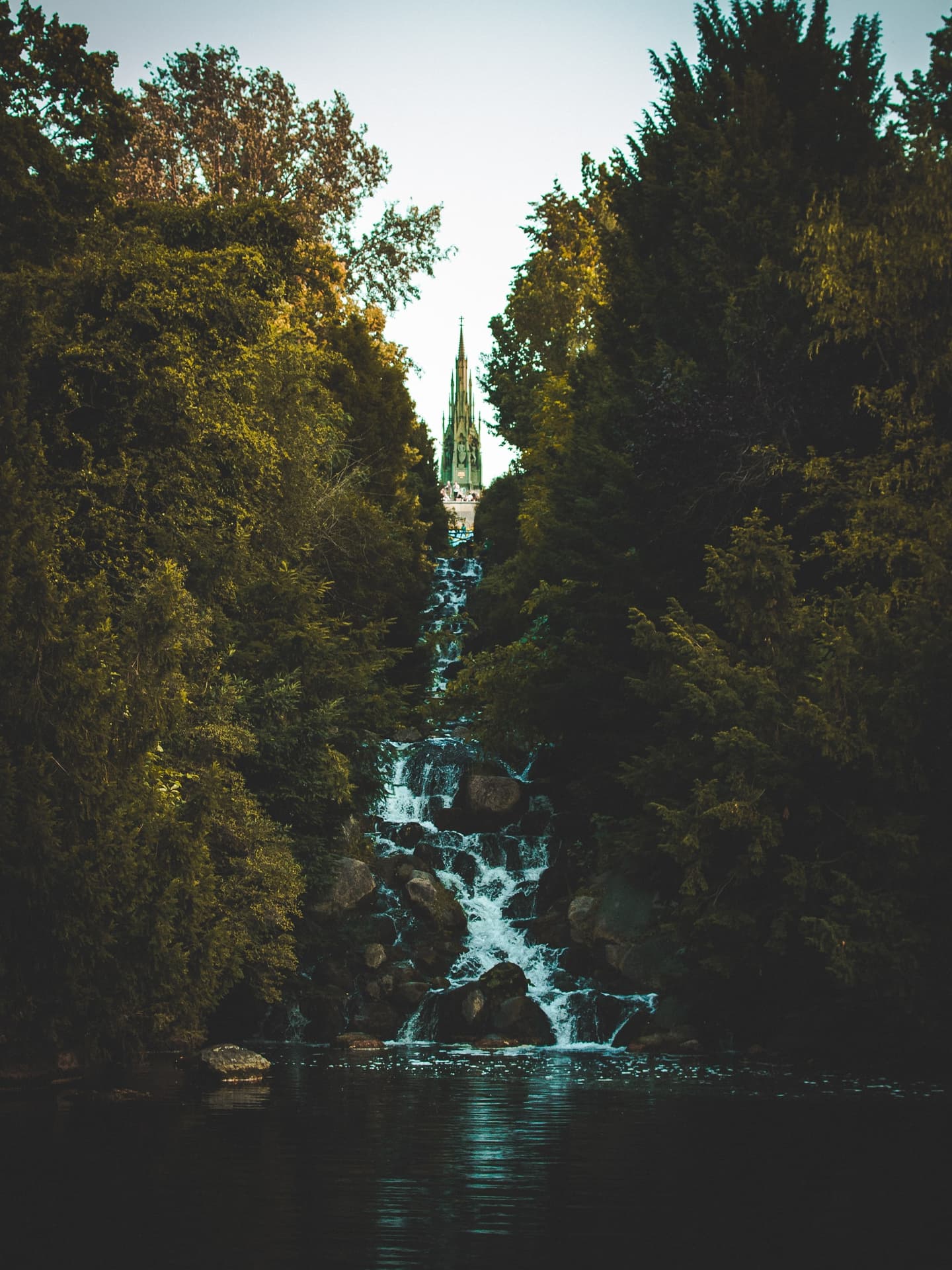 waterfall in nature